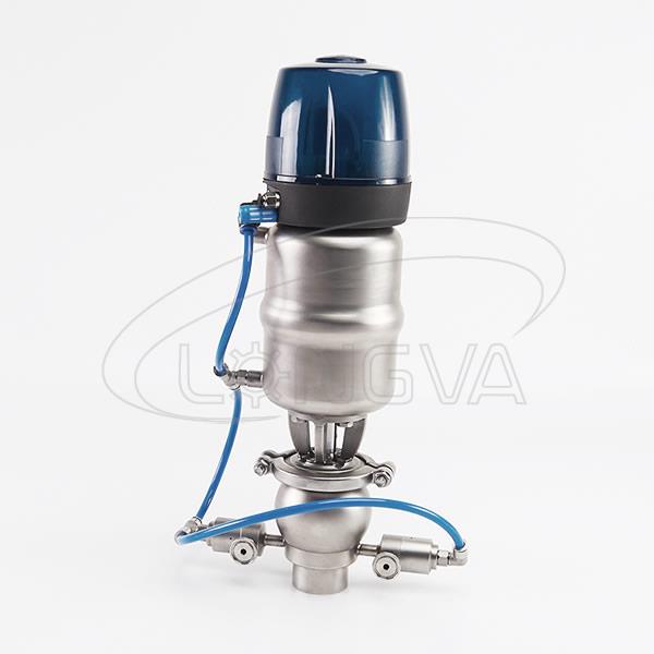 SanitaryGrade External Cleaning SingleSeat DoubleSealed AntiMixing Valve, China
